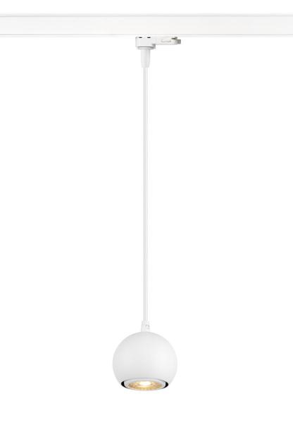 LIGHT EYE® 90, 3~ Pendelleuchte, GU10, Pendellänge 150 cm, 1x max. 6 W, matt weiß