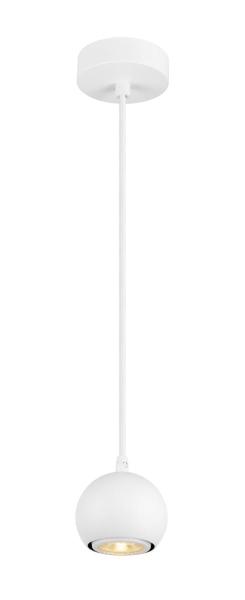 LIGHT EYE® 90, Pendelleuchte, GU10, Pendellänge 150 cm, 1x max. 6 W, matt weiß