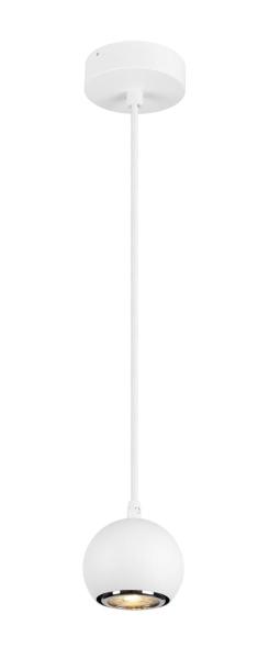 LIGHT EYE® 90, Pendelleuchte, GU10, Pendellänge 150 cm, 1x max. 6 W, matt weiß