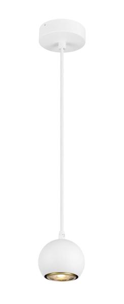 LIGHT EYE® 90, Pendelleuchte, GU10, Pendellänge 150 cm, 1x max. 6 W, matt weiß