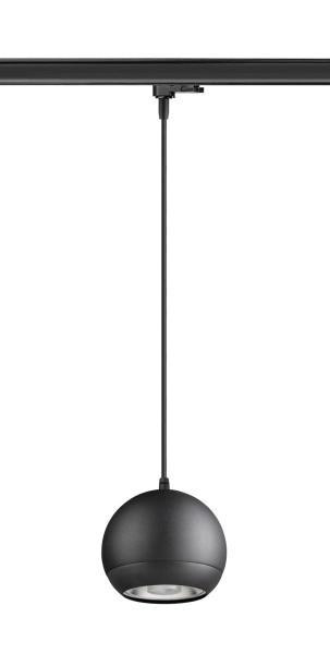 LIGHT EYE® 150, 3~ Pendelleuchte, GU10, Pendellänge 150 cm, 1x max. 13 W, matt schwarz