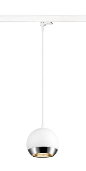 LIGHT EYE® 150, 3~ Pendelleuchte, GU10, Pendellänge 150 cm, 1x max. 13 W, matt weiß