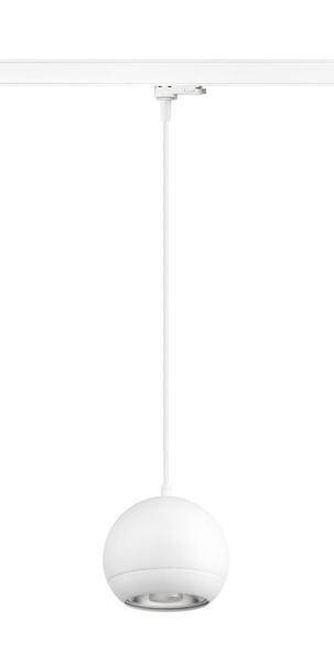 LIGHT EYE® 150, 3~ Pendelleuchte, GU10, Pendellänge 150 cm, 1x max. 13 W, matt weiß