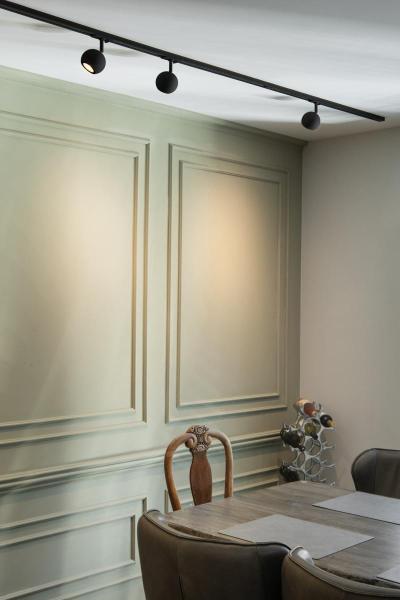 LIGHT EYE® 90, 1~ Spot, rund, GU10, 1x max. 6 W, matt schwarz