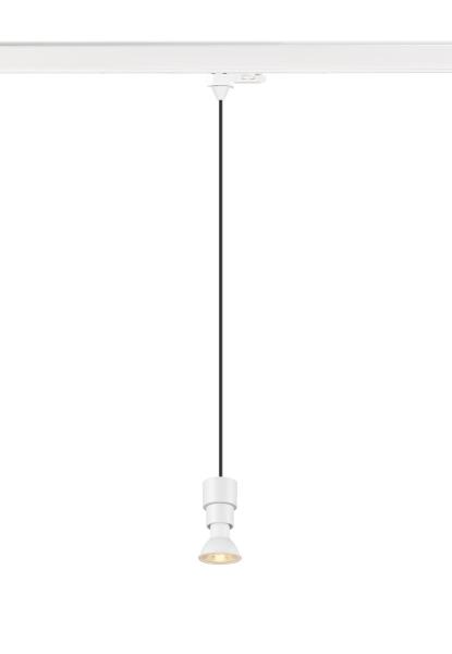 PURI 2.0 Basic, 3~ Pendelleuchte, GU10, Pendellänge 200 cm, 1x max. 6 W, weiß