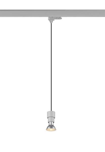 PURI 2.0 Basic, 3~ Pendelleuchte, GU10, Pendellänge 200 cm, 1x max. 6 W, grau