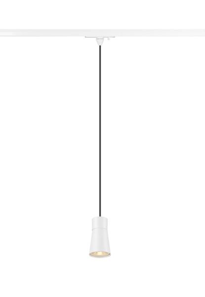 PURI 2.0 Cone, 1~ Pendelleuchte, GU10, Pendellänge 200 cm, 1x max. 6 W, weiß