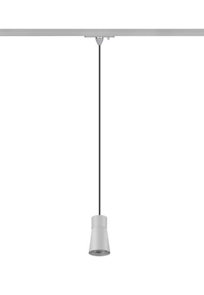 PURI 2.0 Cone, 1~ Pendelleuchte, GU10, Pendellänge 200 cm, 1x max. 6 W, grau