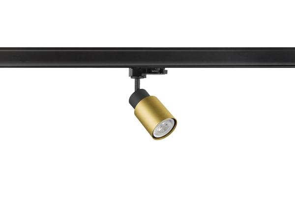 PURI 2.0 Tube, 3~ Spot, GU10, 1x max. 6 W, schwarz / gold