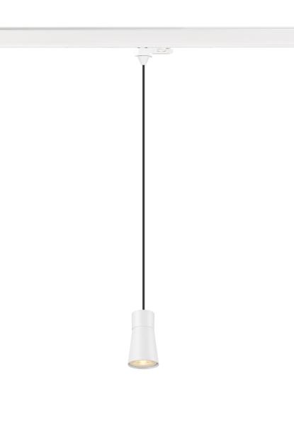 PURI 2.0 Cone, 3~ Pendelleuchte, GU10, Pendellänge 200 cm, 1x max. 6 W, weiß