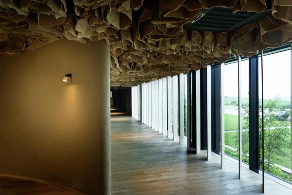 PURI 2.0 Dome, Wand- und Deckenaufbauleuchte, 1x max. 6 W GU10, schwarz / gold