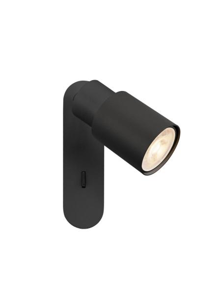 PURI 2.0 Tube, Wand- und Deckenaufbauleuchte, Schalter, rechteckig, 1x max. 6 W GU10, schwarz