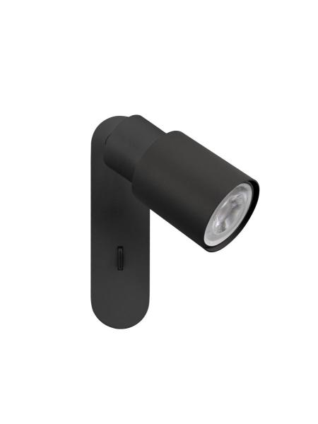 PURI 2.0 Tube, Wand- und Deckenaufbauleuchte, Schalter, rechteckig, 1x max. 6 W GU10, schwarz
