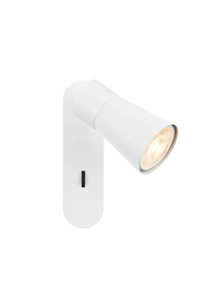 PURI 2.0 Cone, Wand- und Deckenaufbauleuchte, Schalter, rechteckig, 1x max. 6 W GU10, weiß