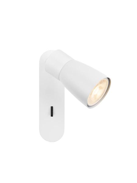 PURI 2.0 Dome, Wand- und Deckenaufbauleuchte, Schalter, rechteckig, 1x max. 6 W GU10, weiß