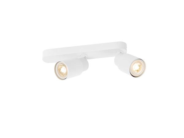 PURI 2.0 Tube, Wand- und Deckenaufbauleuchte, asymmetrisch, 2 x max. 6 W GU10, weiß