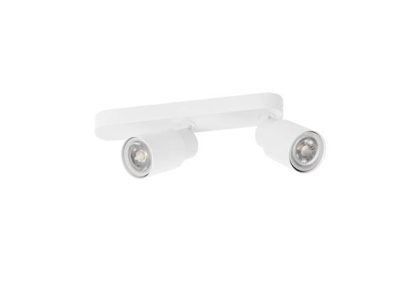 PURI 2.0 Tube, Wand- und Deckenaufbauleuchte, asymmetrisch, 2 x max. 6 W GU10, weiß