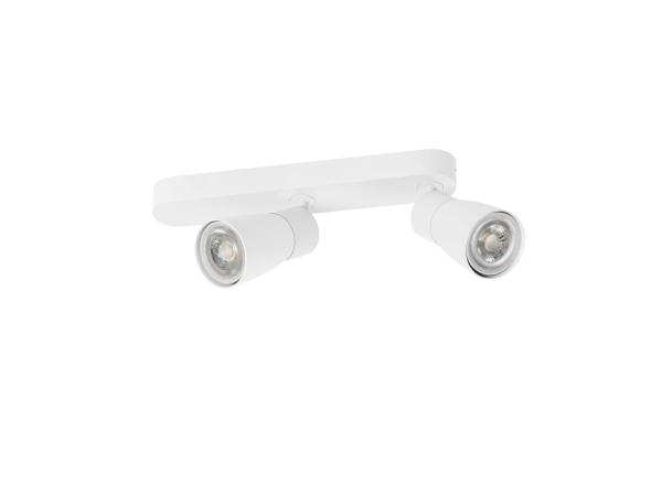 PURI 2.0 Dome, Wand- und Deckenaufbauleuchte, asymmetrisch, 2 x max. 6 W GU10, weiß