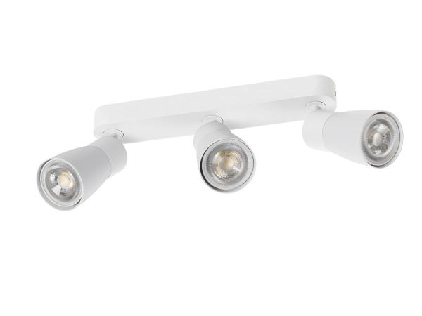 PURI 2.0 Dome, Wand- und Deckenaufbauleuchte, long, 3 x max. 6 W GU10, weiß