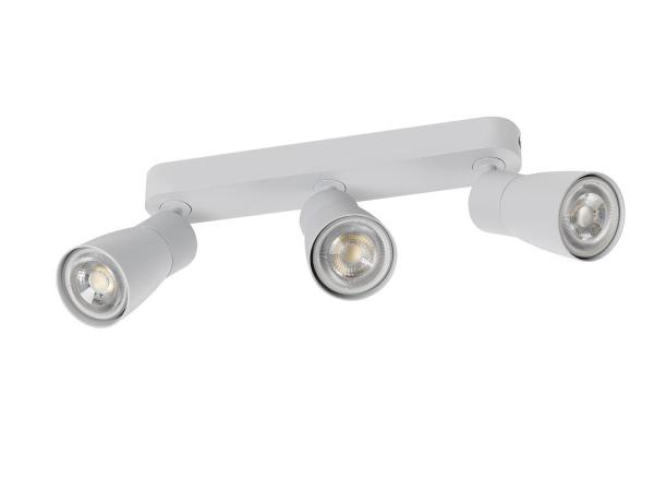 PURI 2.0 Dome, Wand- und Deckenaufbauleuchte, long, 3 x max. 6 W GU10, grau