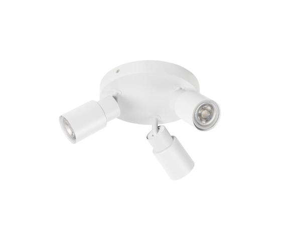 PURI 2.0 Tube, Wand- und Deckenaufbauleuchte, rund, 3 x max. 6 W GU10, weiß