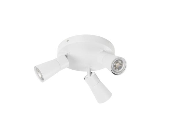 PURI 2.0 Cone, Wand- und Deckenaufbauleuchte, rund, 3 x max. 6 W GU10, weiß