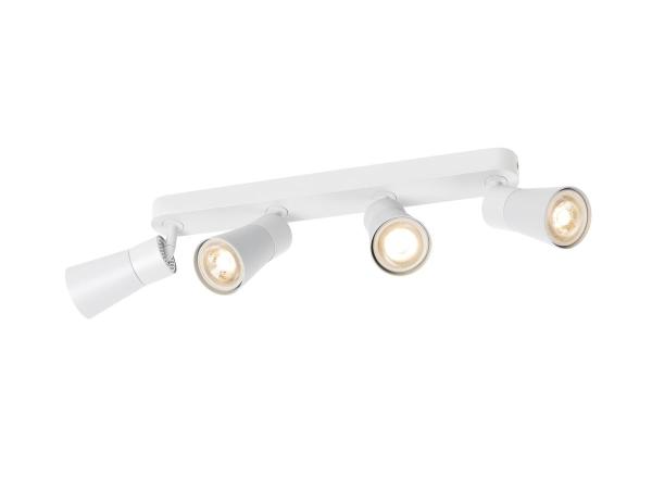 PURI 2.0 Cone, Wand- und Deckenaufbauleuchte, long, 4 x max. 6 W GU10, weiß