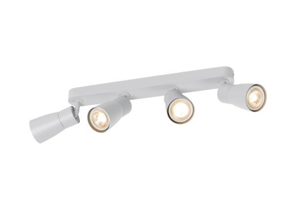 PURI 2.0 Dome, Wand- und Deckenaufbauleuchte, long, 4 x max. 6 W GU10, grau