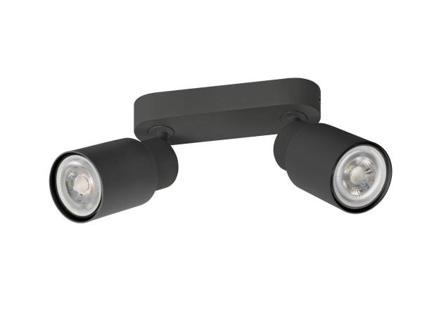 PURI 2.0 Tube, Wand- und Deckenaufbauleuchte, long, 2 x max. 6 W GU10, schwarz