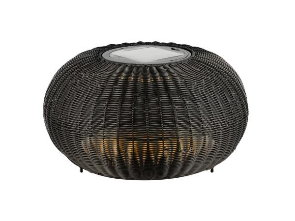 ADEGAN, Outdoor Stehleuchte, flat, Solar, 2200 K, IP65, schwarz