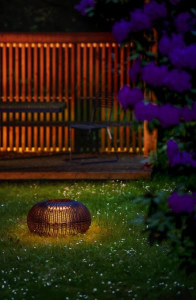 ADEGAN, Outdoor Stehleuchte, flat, Solar, 2200 K, IP65, schwarz