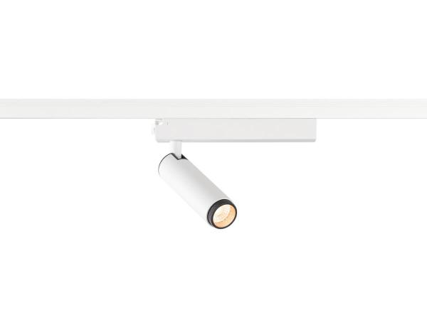 GRIP! S, 1~ Spot, zylindrisch, 2000-3000 K, 11 W, Dim-to-Warm, PHASE, 29°, weiß / schwarz