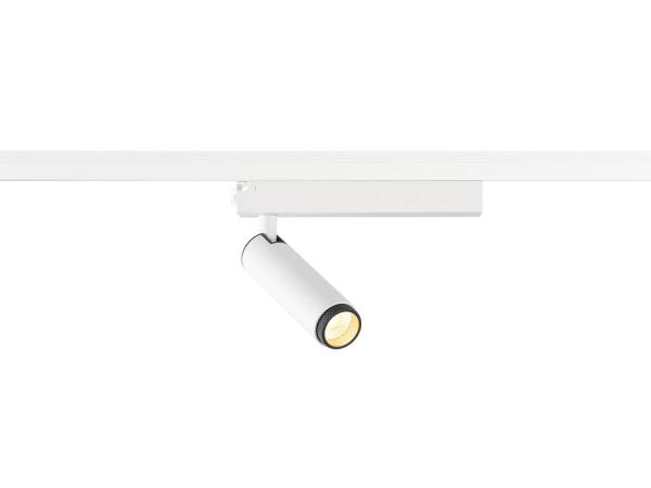 GRIP! S, 1~ Spot, zylindrisch, 2000-3000 K, 11 W, Dim-to-Warm, PHASE, 29°, weiß / schwarz