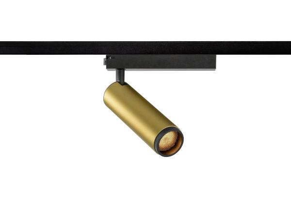 GRIP! M, 1~ Spot, zylindrisch, 2700 K, 20 W, PHASE, 42°, gold / schwarz
