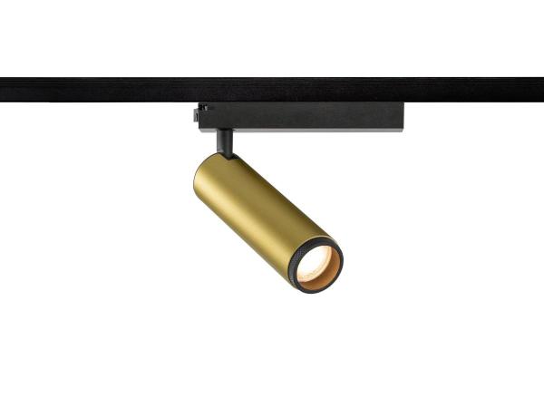 GRIP! M, 1~ Spot, zylindrisch, 2700 K, 20 W, PHASE, 42°, gold / schwarz