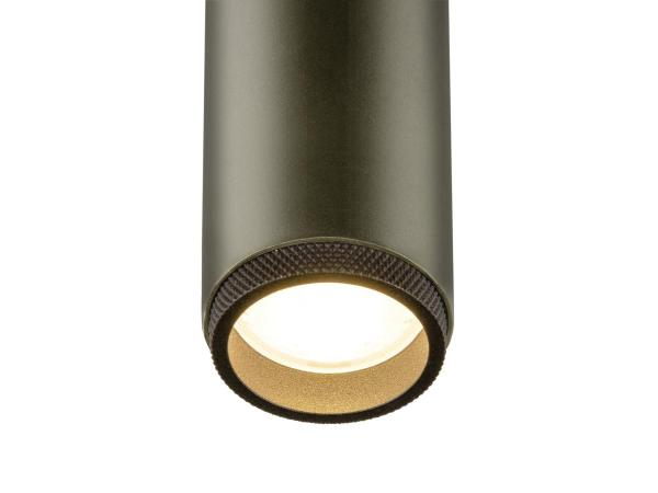 GRIP! M, 1~ Spot, zylindrisch, 3000 K, 20 W, PHASE, 42°, bronze / schwarz