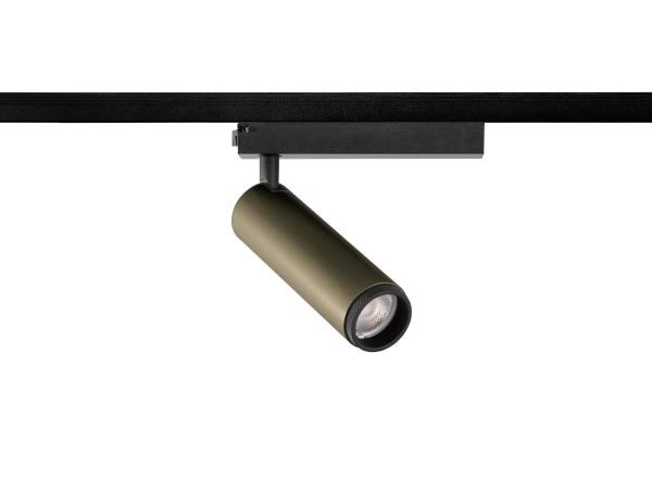 GRIP! M, 1~ Spot, zylindrisch, 3000 K, 20 W, PHASE, 42°, bronze / schwarz