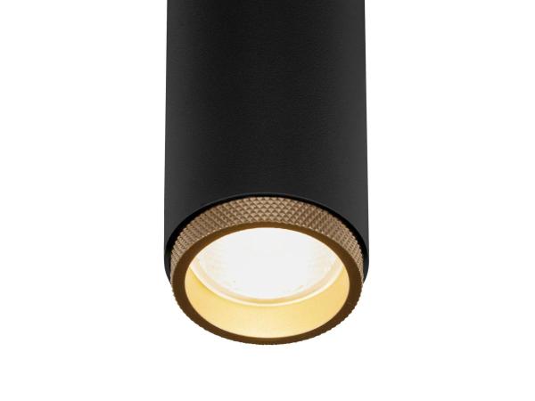 GRIP! M, 3~ Spot, zylindrisch, 2700 K, 20 W, DALI, Touch, 42°, schwarz / gold