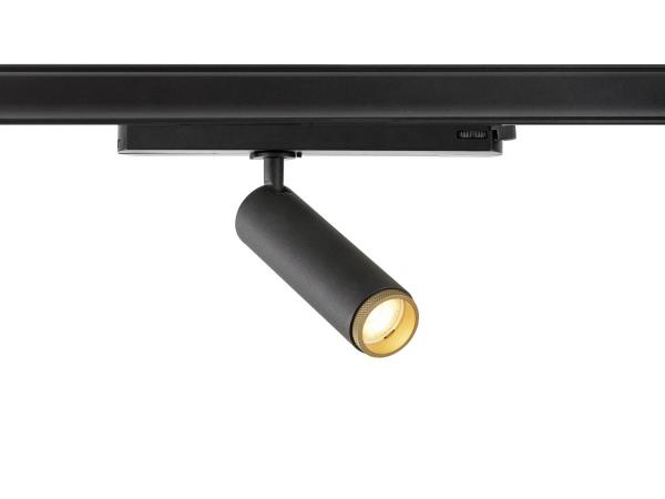 GRIP! M, 3~ Spot, zylindrisch, 3000 K, 20 W, PHASE, 42°, schwarz / gold