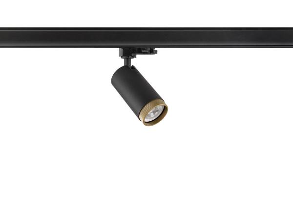 GRIP! L, 3~ Spot, zylindrisch, GU10, 1x max. 6 W, schwarz / gold