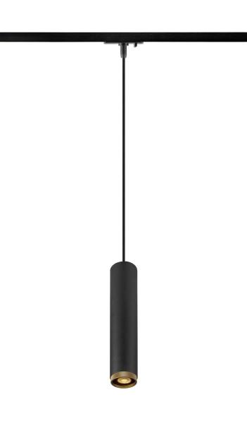 GRIP! L, 1~ Pendelleuchte, GU10, Pendellänge 200 cm, 1x max. 6 W, schwarz / gold