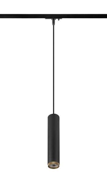 GRIP! L, 1~ Pendelleuchte, GU10, Pendellänge 200 cm, 1x max. 6 W, schwarz / gold