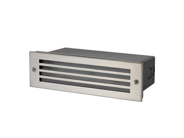 BRICK MESH, Wandeinbauleuchte, rechteckig, 3000 K, 5 W, IP55, schwarz