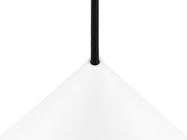 MAGICO 38, Pendelleuchte, E27, Pendellänge 180 cm, 1x max. 10 W, matt weiß