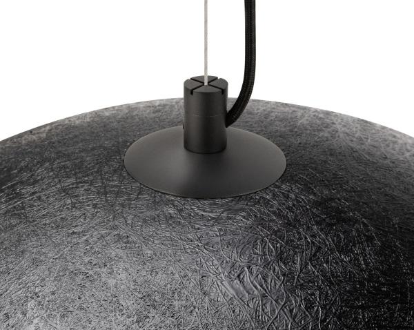 FORCHINI 70, Pendelleuchte, E27, Pendellänge 150 cm, 1x max. 40 W, matt schwarz / matt gold