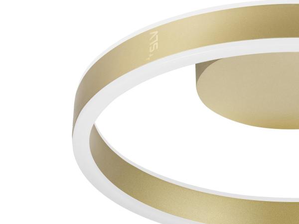 ONE, Wand- und Deckenaufbauleuchte, rund, 2700/3000 K, 14 W, PHASE, 130°, messing