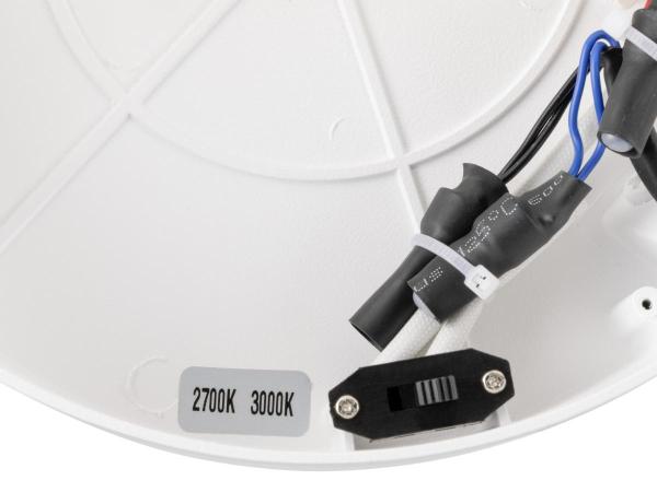 ONE, Wand- und Deckenaufbauleuchte, rund, 2700/3000 K, 14 W, PHASE, 130°, weiß