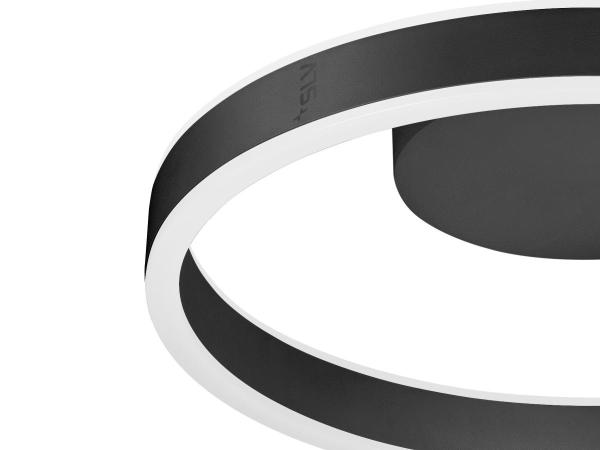 ONE, Wand- und Deckenaufbauleuchte, rund, 2700/3000 K, 14 W, PHASE, 130°, schwarz