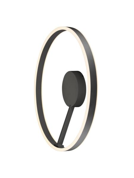 ONE, Wand- und Deckenaufbauleuchte, rund, 2700/3000 K, 23 W, PHASE, 130°, schwarz