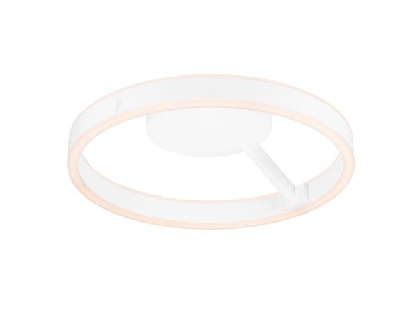 ONE, Wand- und Deckenaufbauleuchte, rund, 2700/3000 K, 14 W, DALI, Touch, 130°, weiß